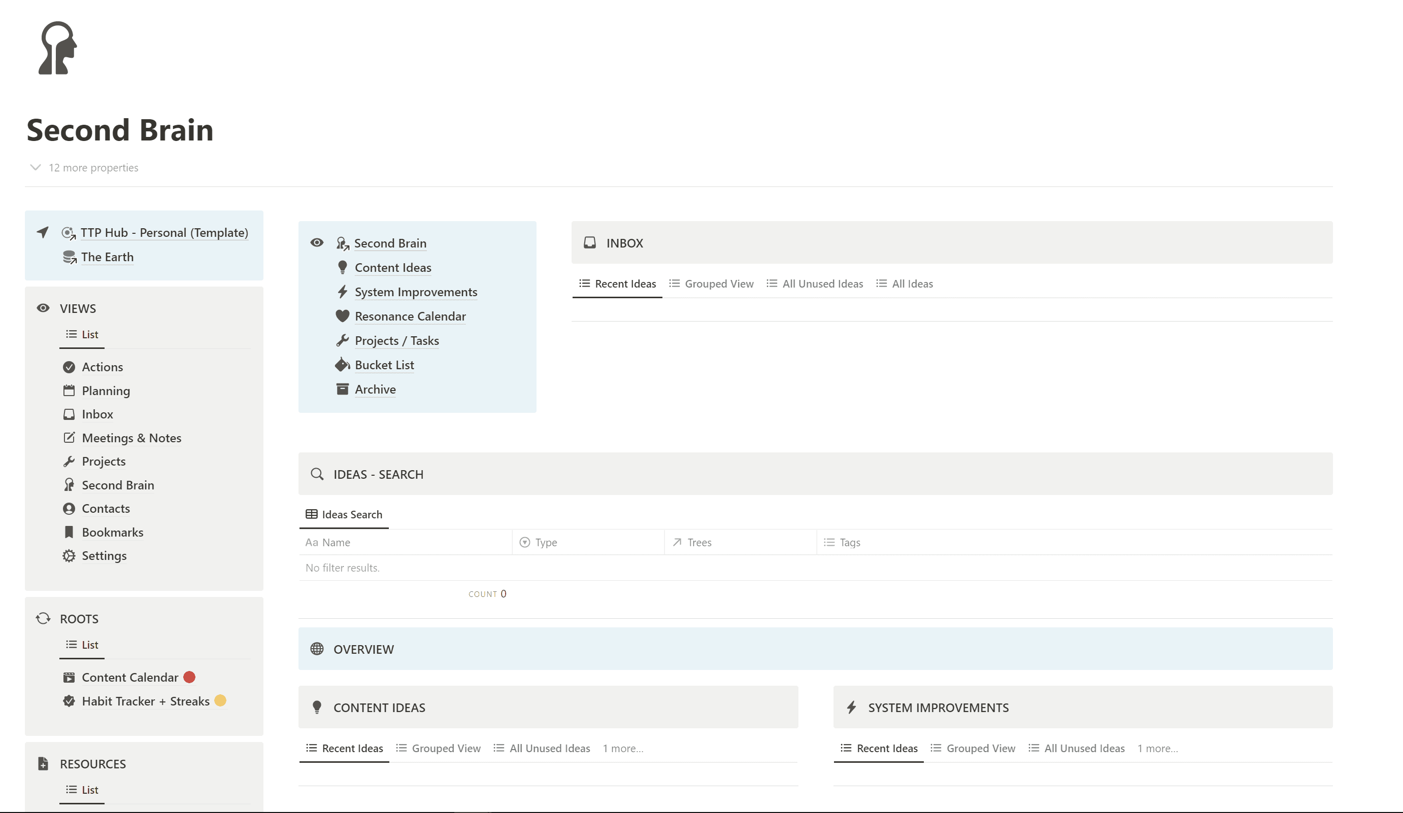 The Notion App System product screenshot